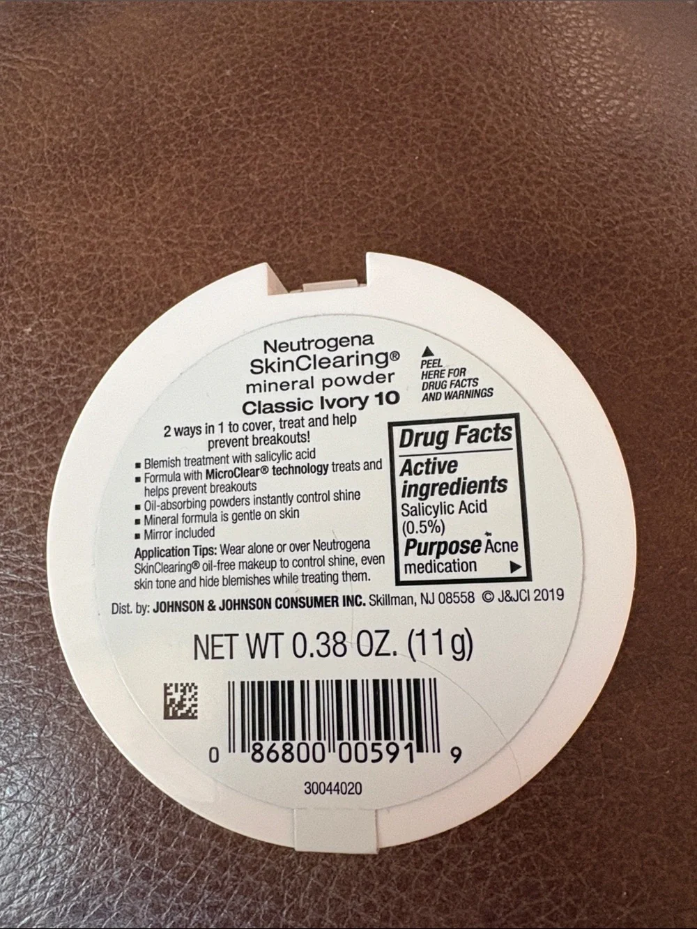 Neutrogena SkinClearing Mineral Powder - Classic Ivory